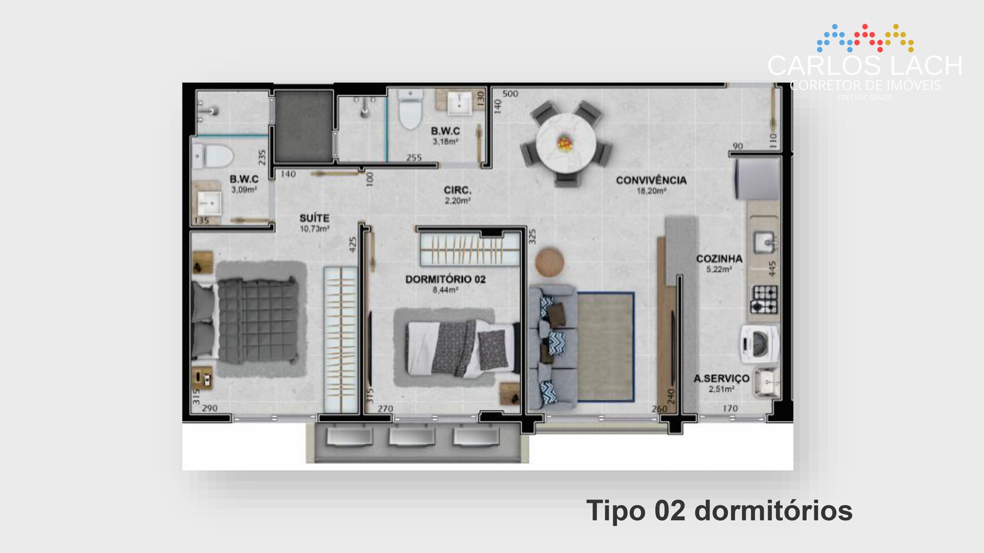 Apartamento, 2 quartos, 65 m² - Foto 15