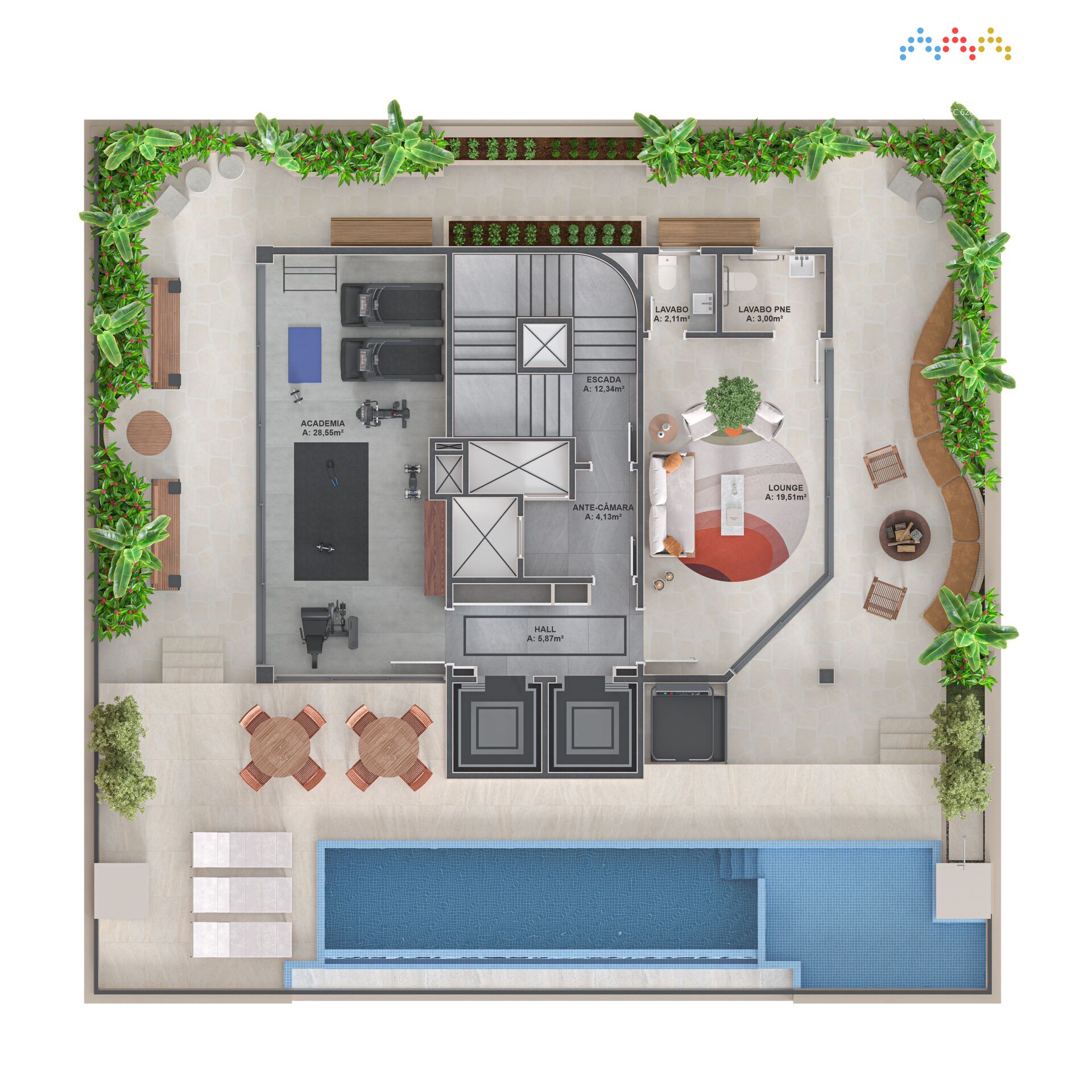 Cobertura, 4 quartos, 246 m² - Foto 34