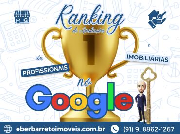 Ranking de avaliações  dos profissionais e imobiliárias da Região Metropolitana de Belém no Google