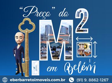 "Preço" médio (por metro quadrado) de imóveis residenciais em Belém/PA