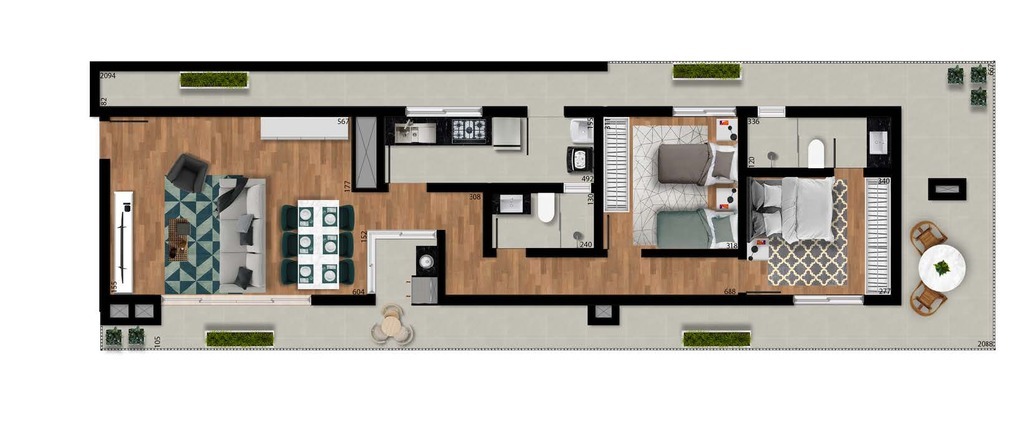 Apartamento à venda com 1 quarto, 30m² - Foto 24