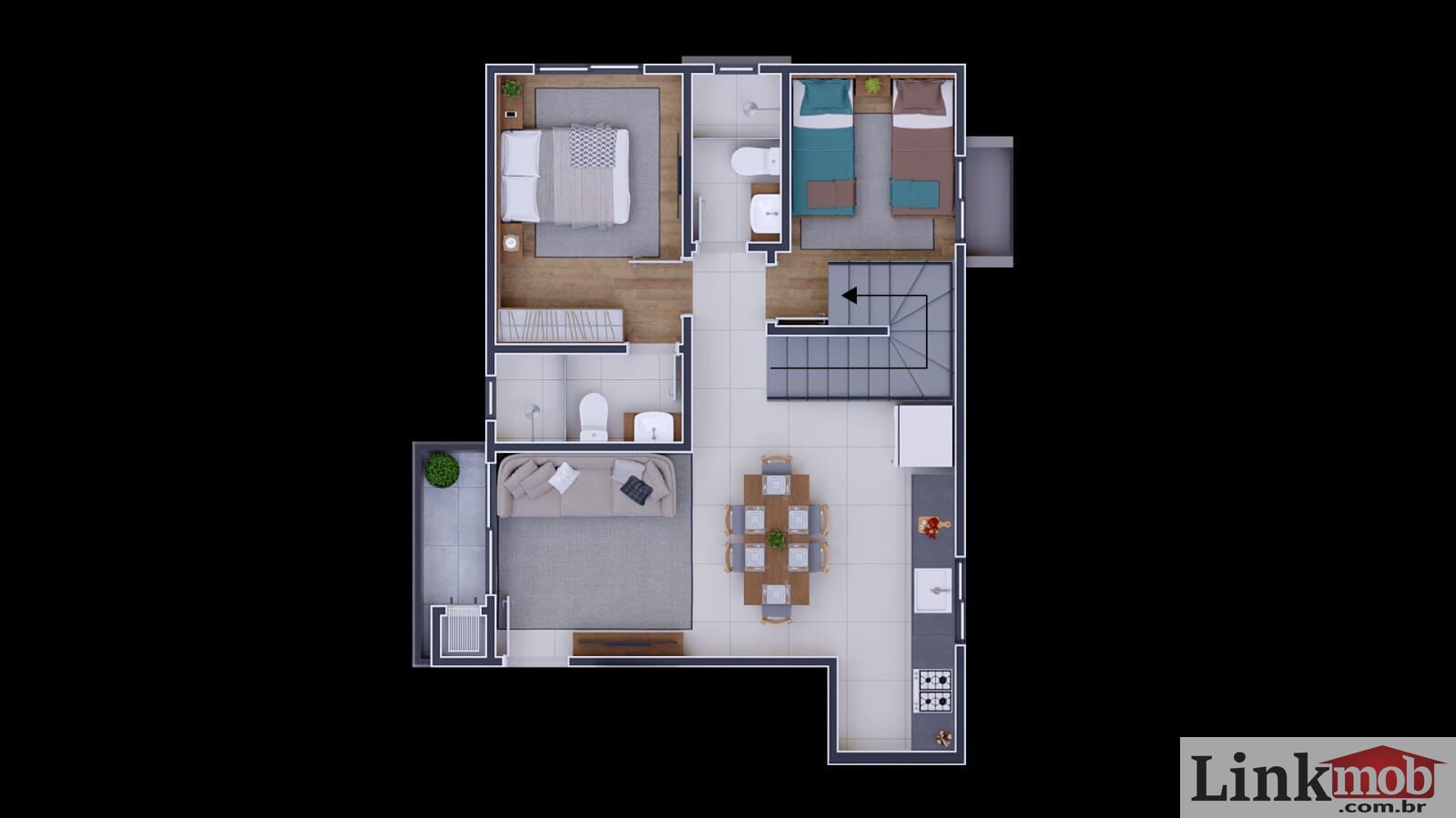 Cobertura à venda com 3 quartos, 102m² - Foto 4