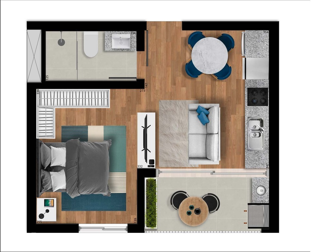 Apartamento à venda com 2 quartos, 60m² - Foto 23