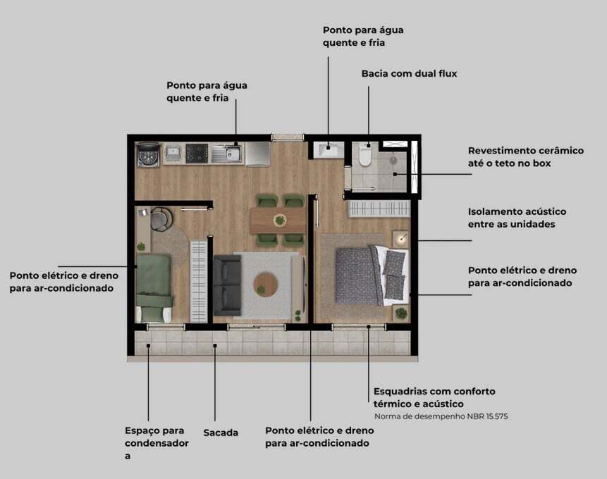 Apartamento à venda com 2 quartos, 34m² - Foto 15