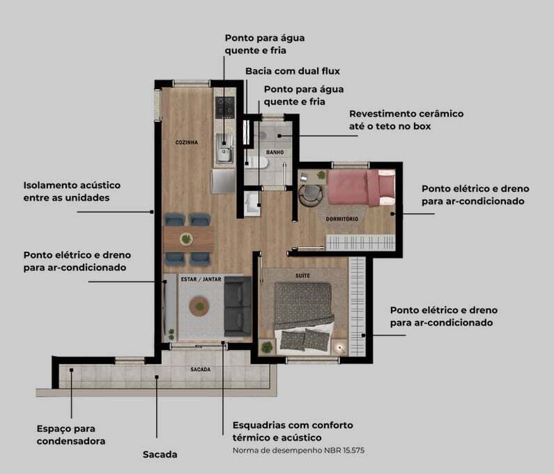 Apartamento à venda com 2 quartos, 34m² - Foto 14