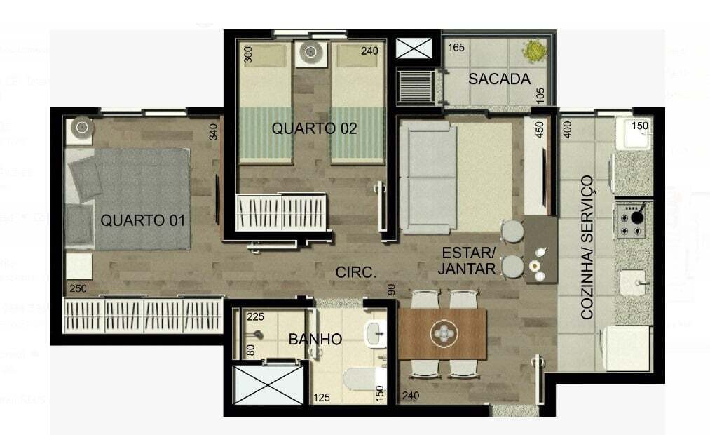 Apartamento à venda com 2 quartos, 47m² - Foto 16