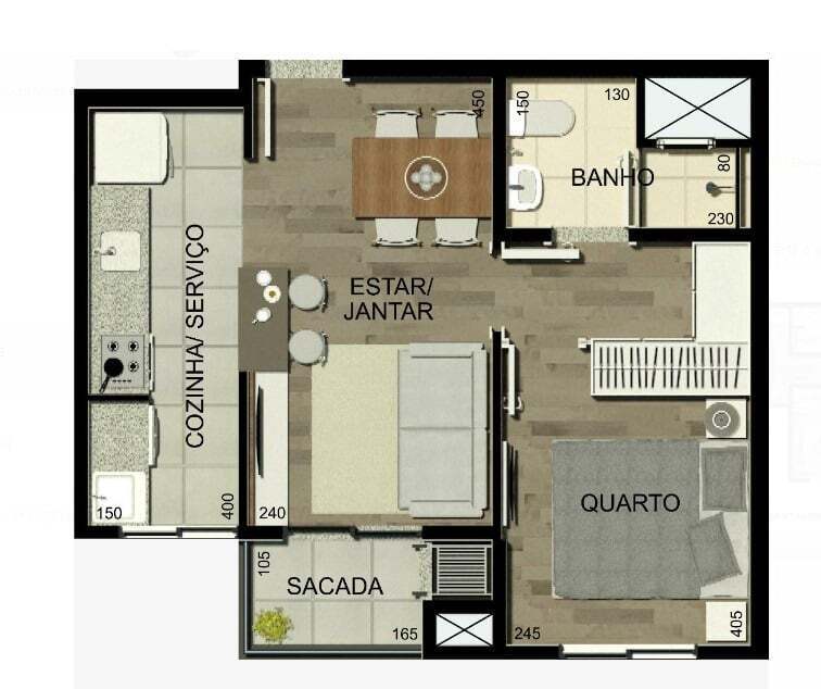 Apartamento à venda com 2 quartos, 47m² - Foto 14