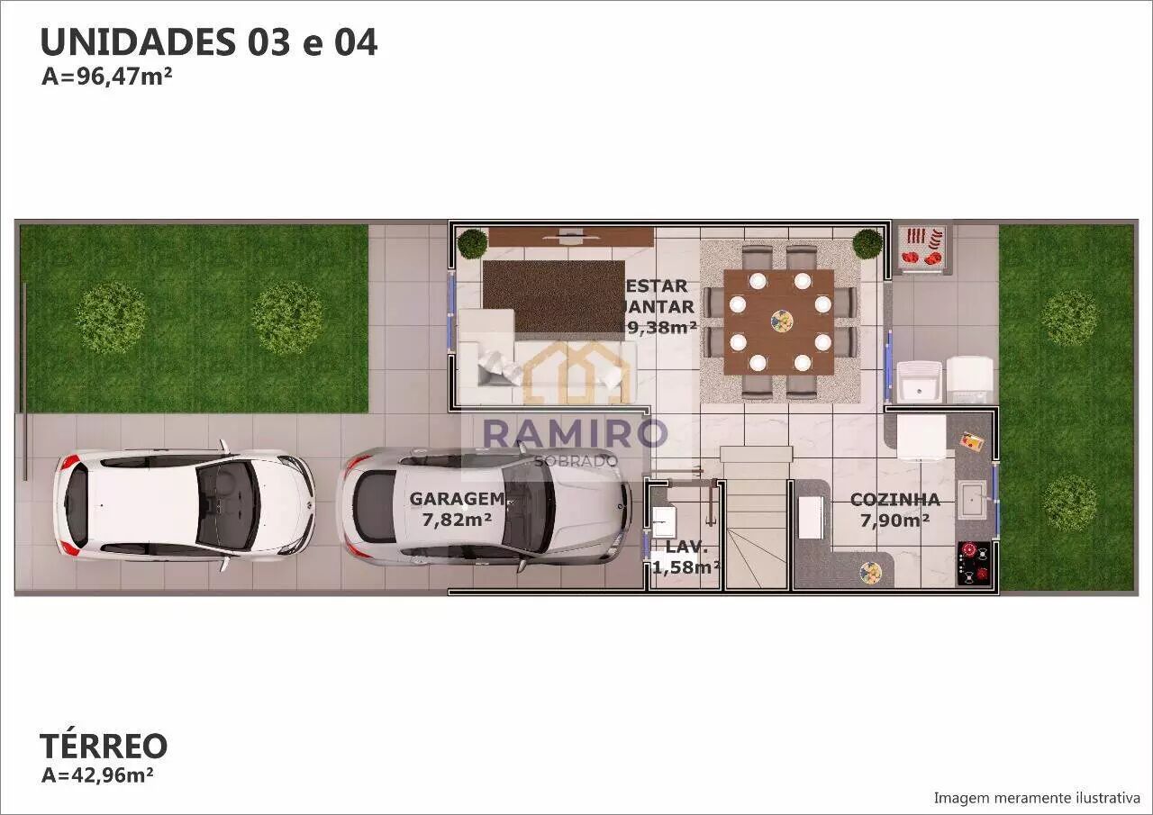 Sobrado à venda com 3 quartos, 96m² - Foto 48