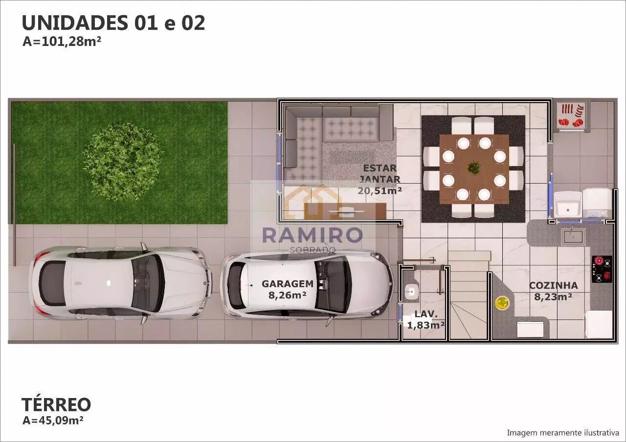 Sobrado à venda com 3 quartos, 96m² - Foto 45