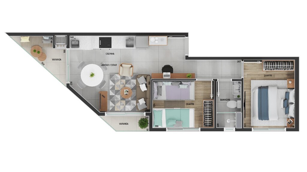 Apartamento, 2 quartos, 46 m² - Foto 17
