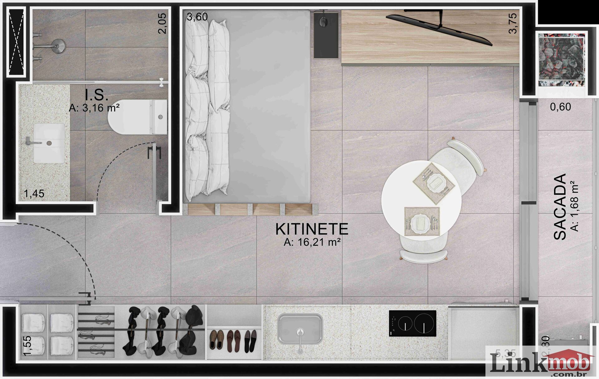 Apartamento à venda com 2 quartos, 74m² - Foto 17