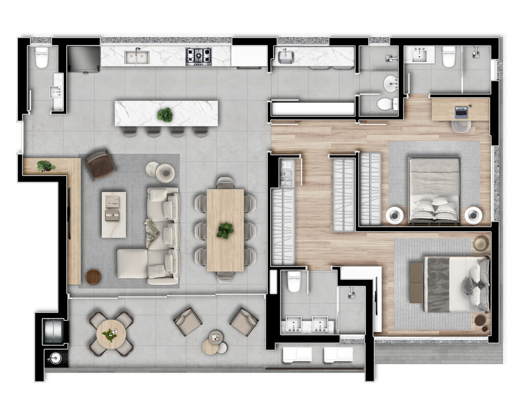 Apartamento à venda com 3 quartos, 164m² - Foto 39