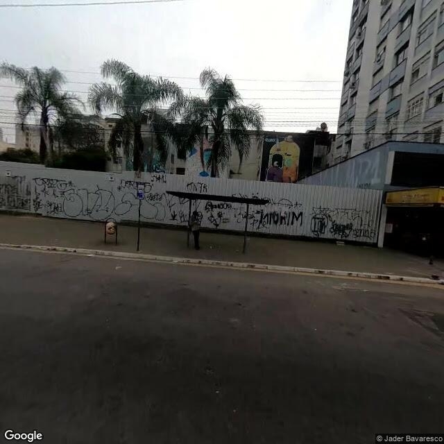 Imagem estática do "Street View" da localização