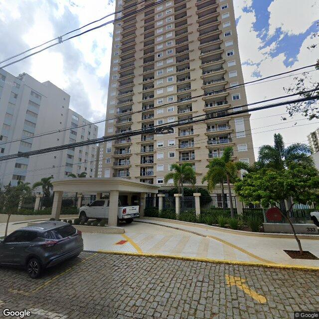 Imagem estática do "Street View" da localização