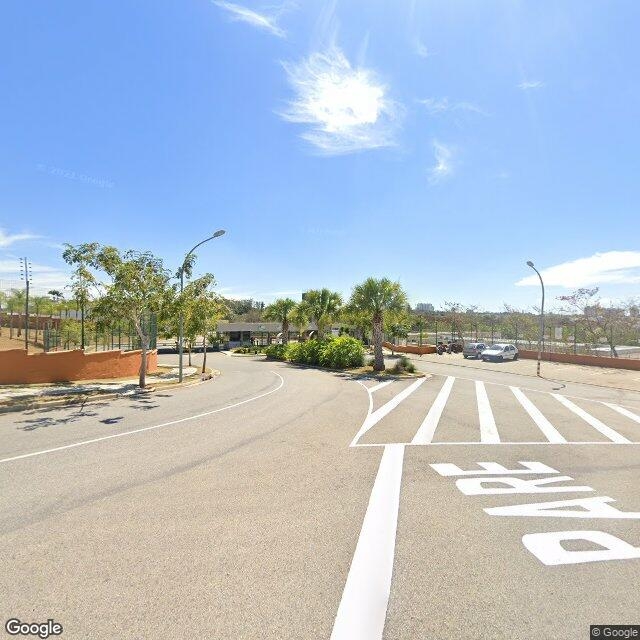 Imagem estática do "Street View" da localização