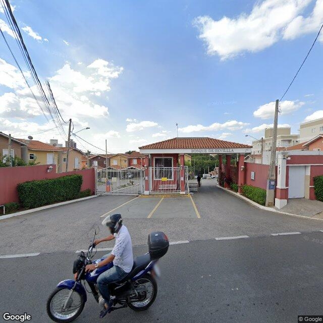 Imagem estática do "Street View" da localização