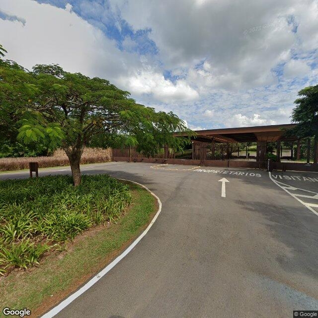 Imagem estática do "Street View" da localização