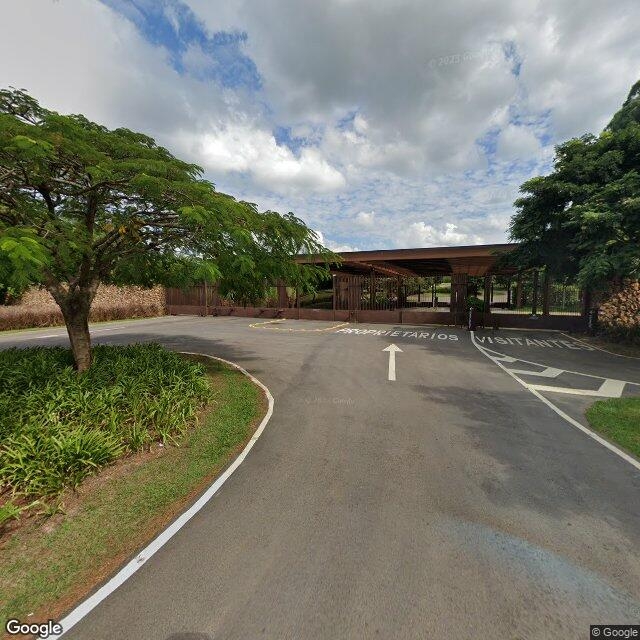 Imagem estática do "Street View" da localização