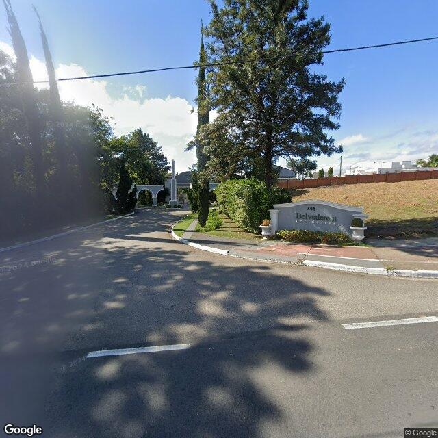 Imagem estática do "Street View" da localização