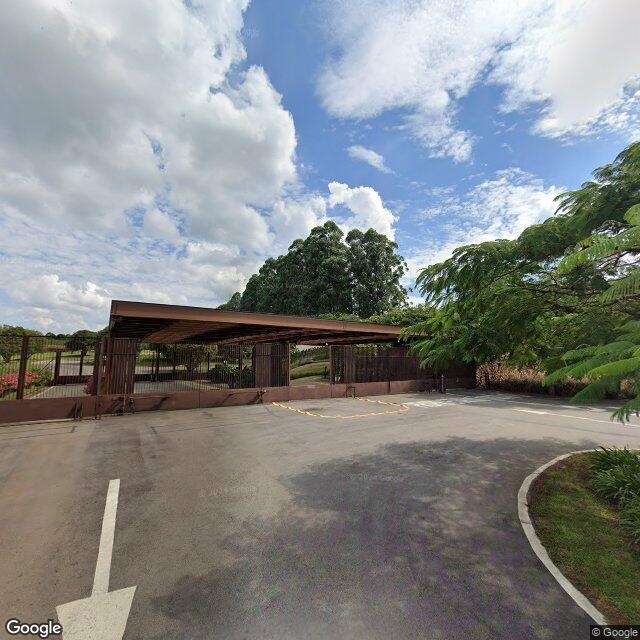 Imagem estática do "Street View" da localização