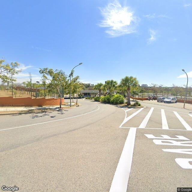 Imagem estática do "Street View" da localização