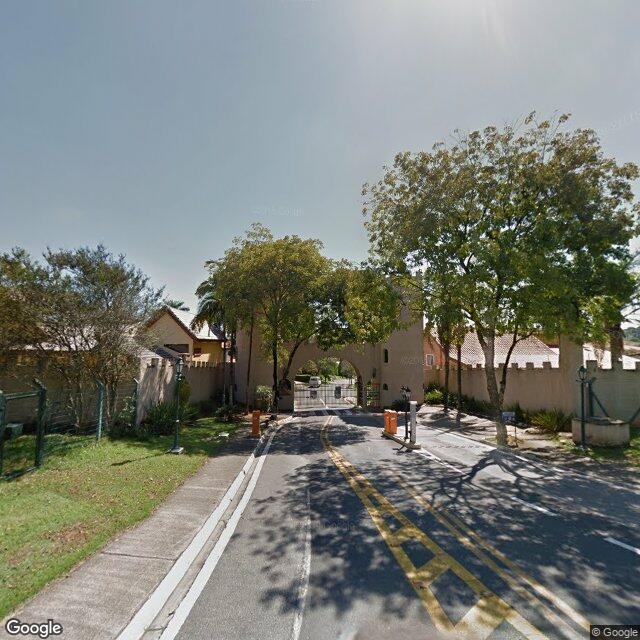 Imagem estática do "Street View" da localização