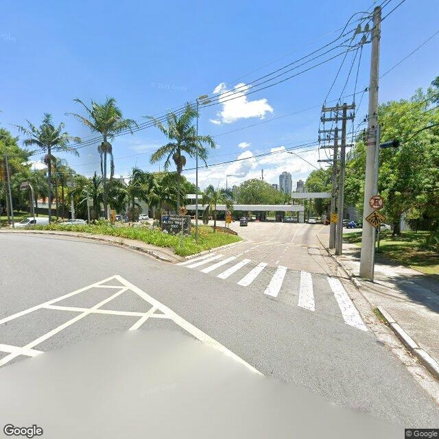 Imagem estática do "Street View" da localização