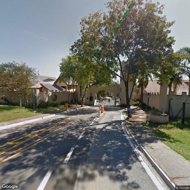 Imagem estática do "Street View" da localização