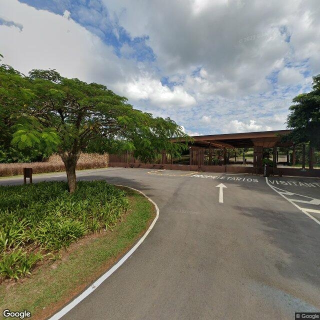 Imagem estática do "Street View" da localização