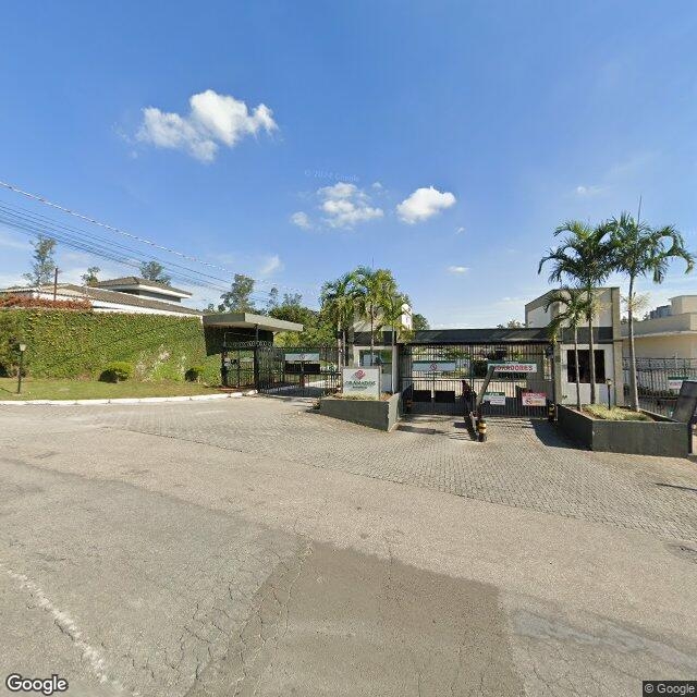 Imagem estática do "Street View" da localização