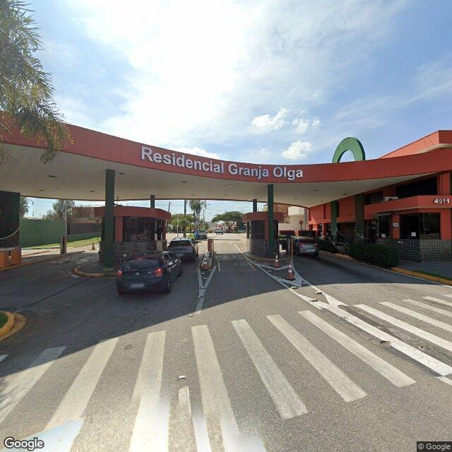 Imagem estática do "Street View" da localização