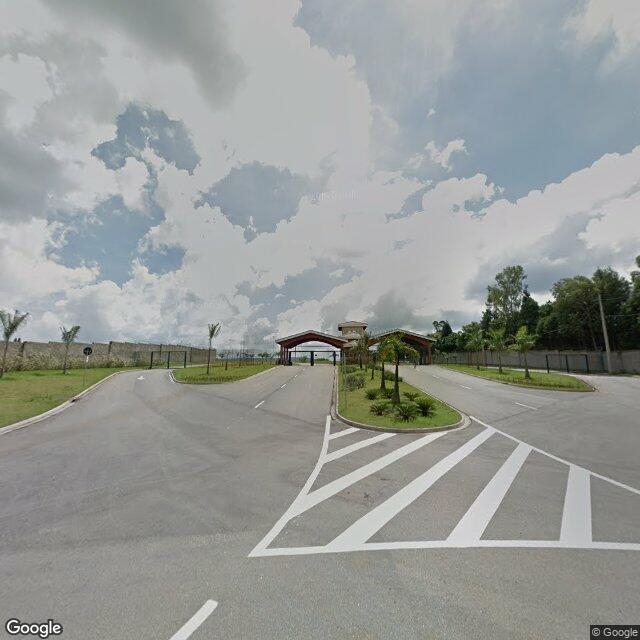 Imagem estática do "Street View" da localização