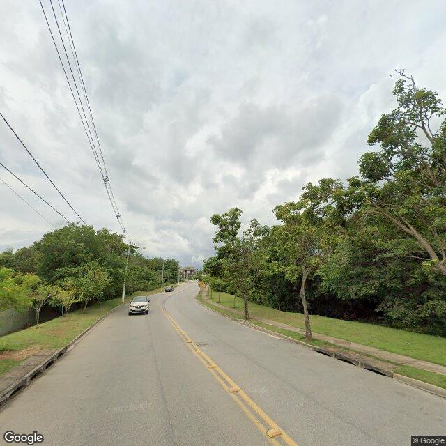 Imagem estática do "Street View" da localização