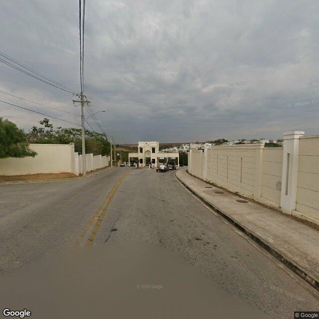 Imagem estática do "Street View" da localização