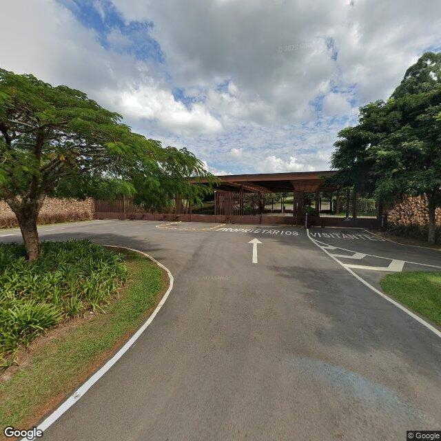 Imagem estática do "Street View" da localização