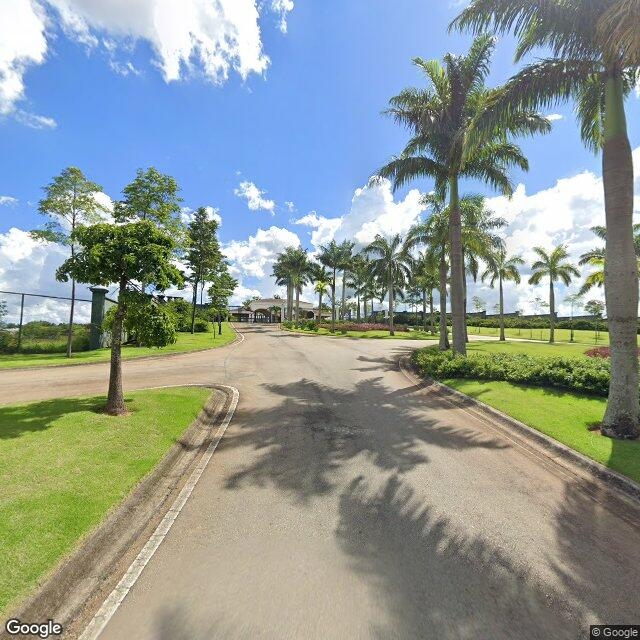 Imagem estática do "Street View" da localização