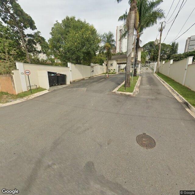 Imagem estática do "Street View" da localização