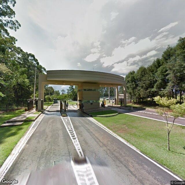 Imagem estática do "Street View" da localização