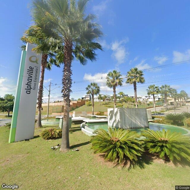 Imagem estática do "Street View" da localização