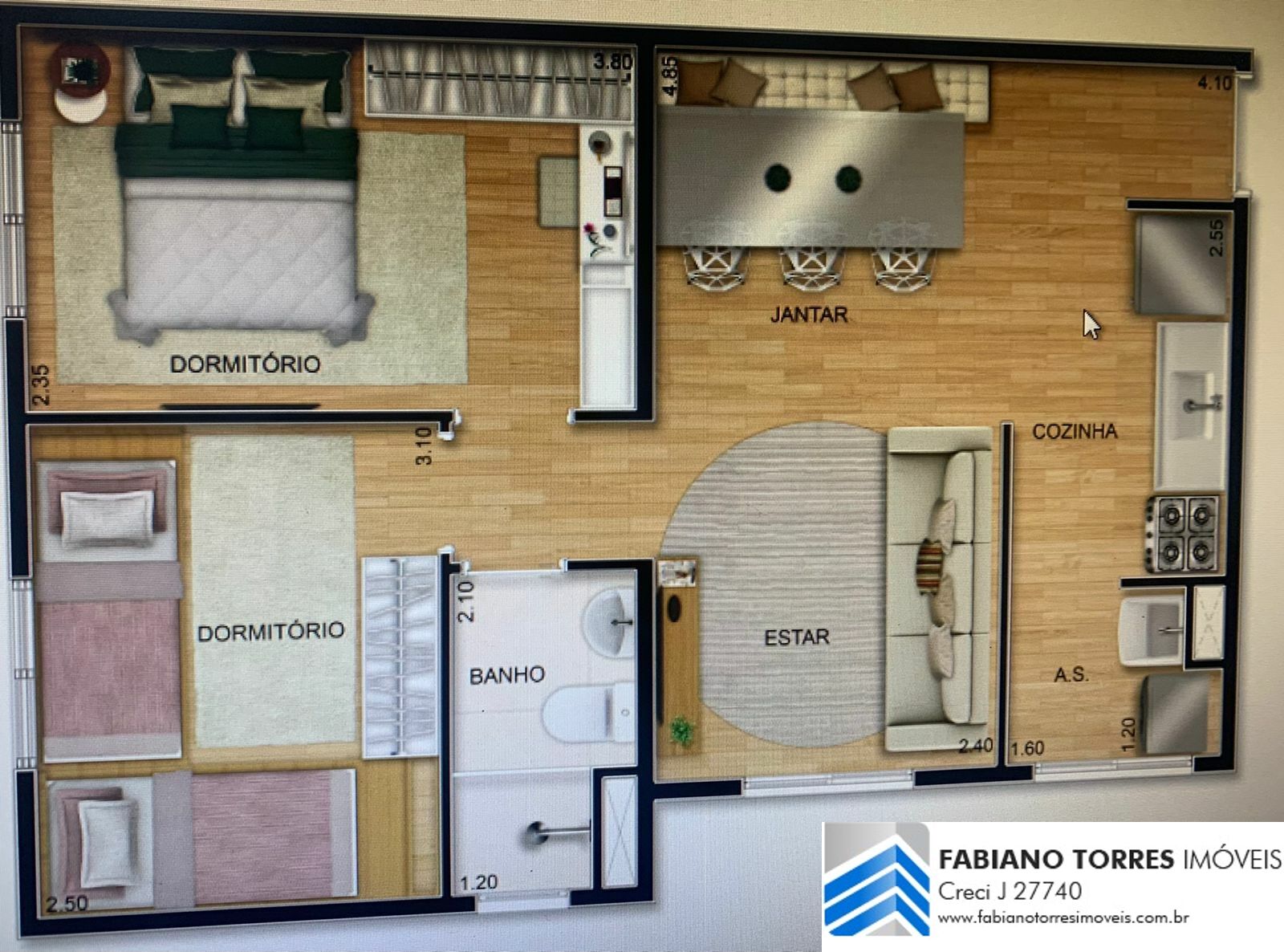 Apartamento à venda com 2 quartos, 44m² - Foto 11