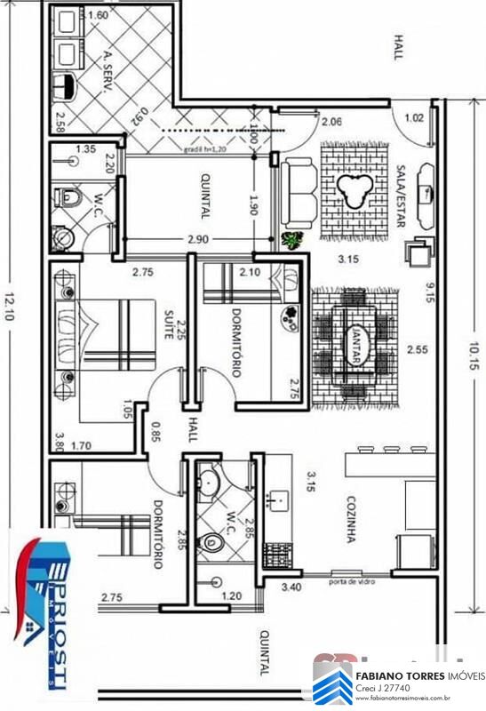 Apartamento, 3 quartos, 100 m² - Foto 6