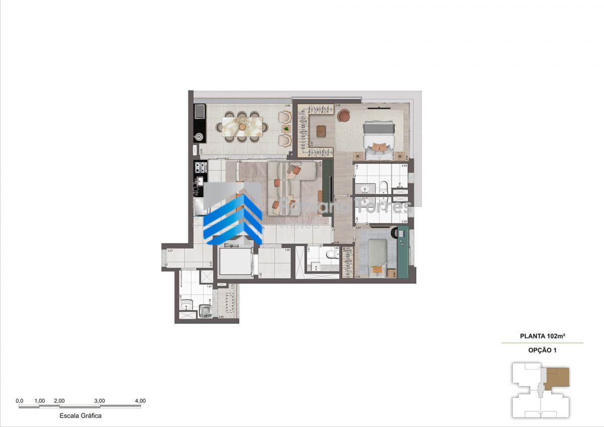 Apartamento à venda com 3 quartos, 149m² - Foto 31