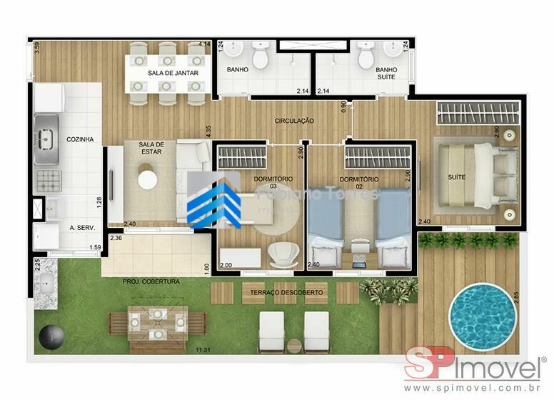 Apartamento à venda com 3 quartos, 82m² - Foto 8