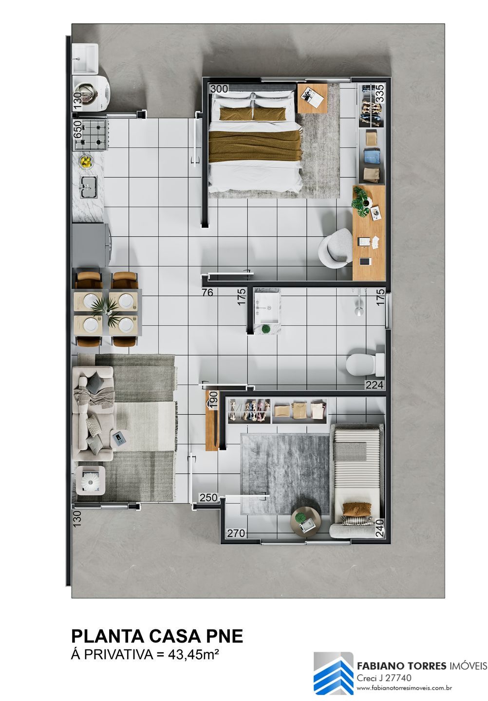 Casa, 2 quartos, 43 m² - Foto 6