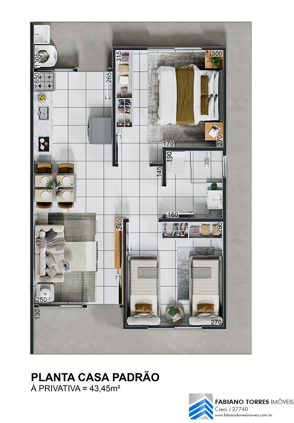 Casa, 2 quartos, 43 m² - Foto 5