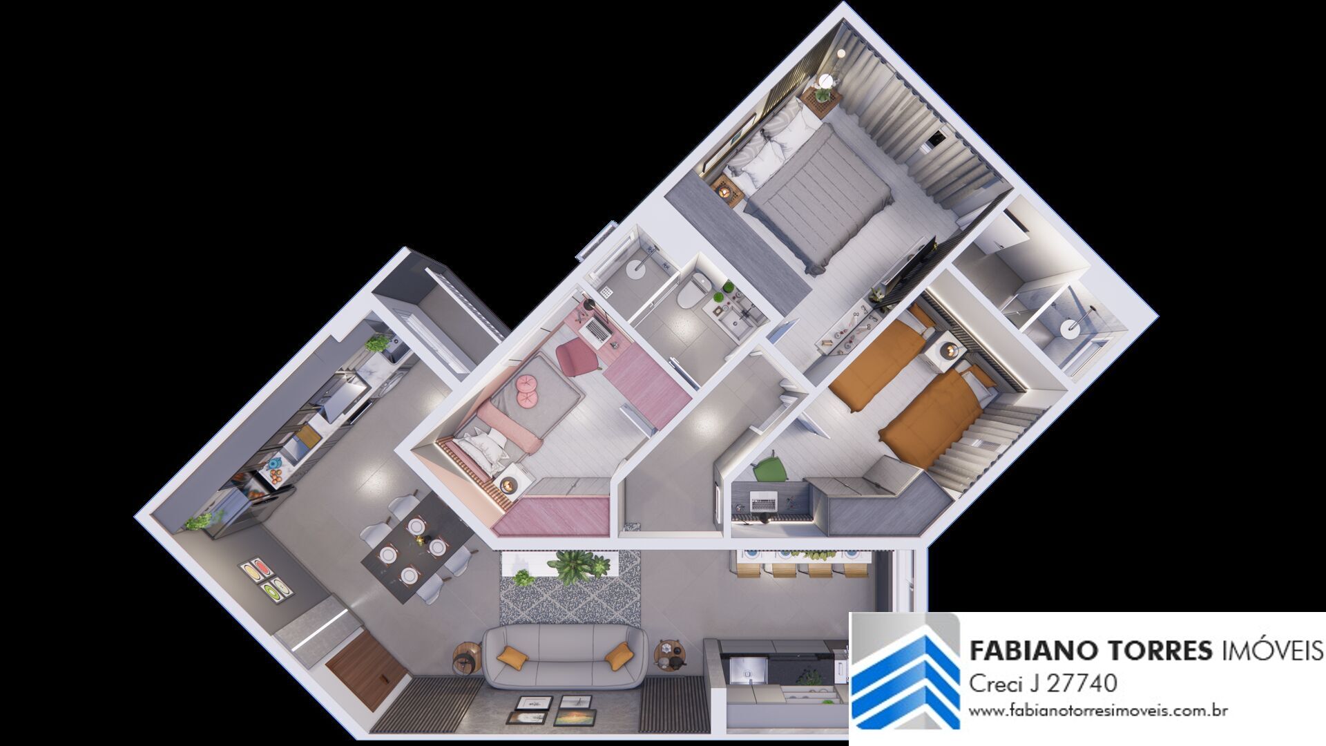 Apartamento à venda com 2 quartos, 59m² - Foto 43
