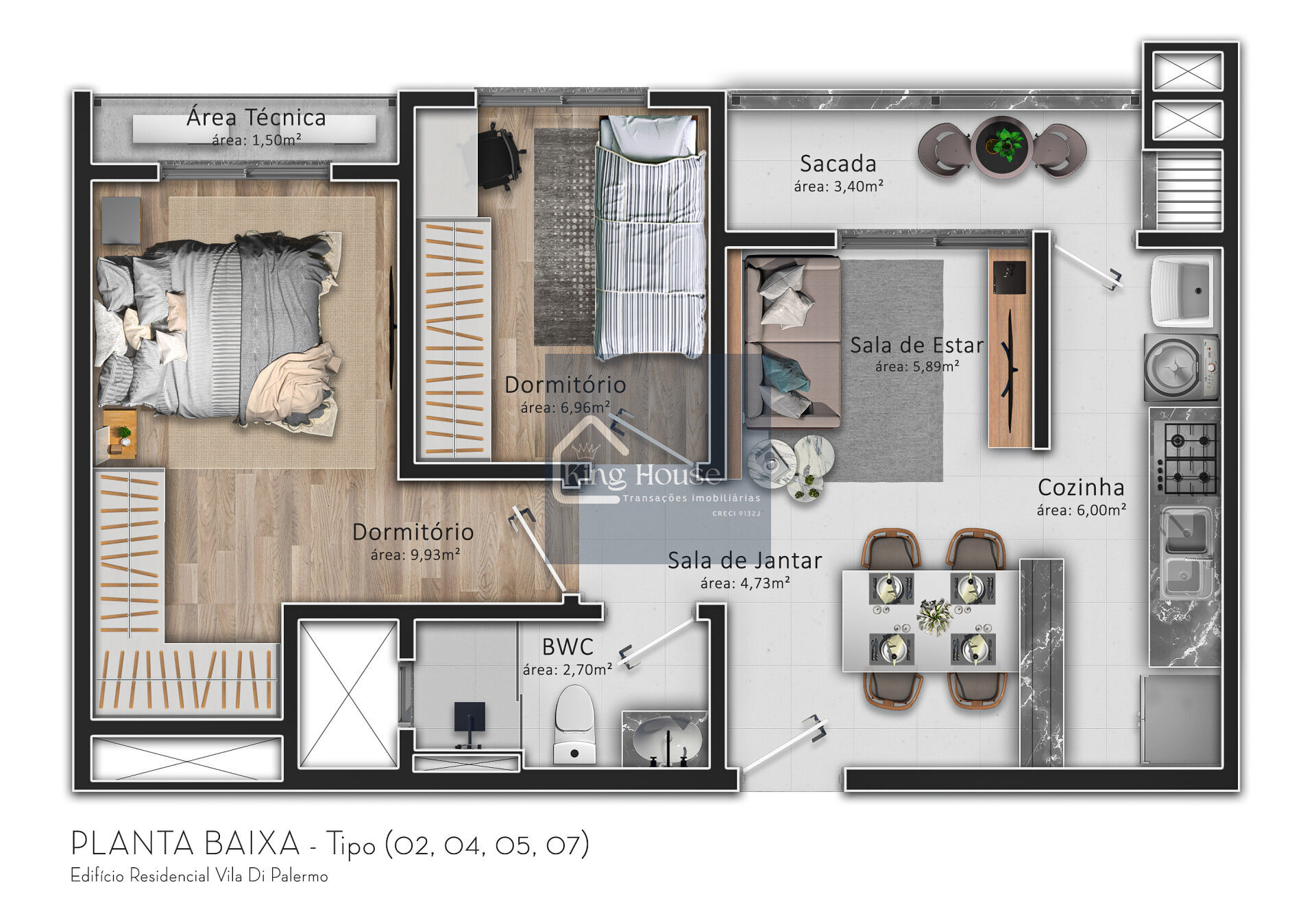 Apartamento de 2 quartos, 53m² no bairro Itoupava Central, em Blumenau | Eu Corretor