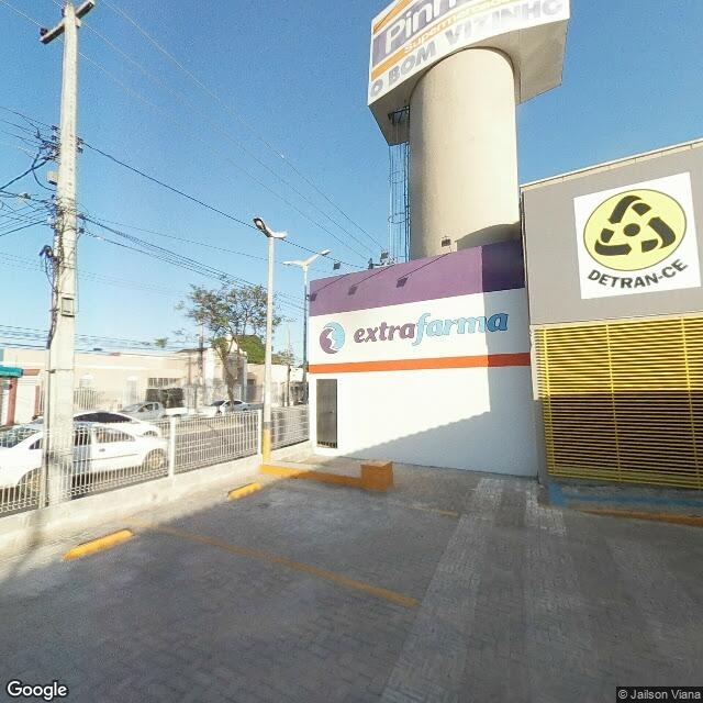 Imagem estática do "Street View" da localização