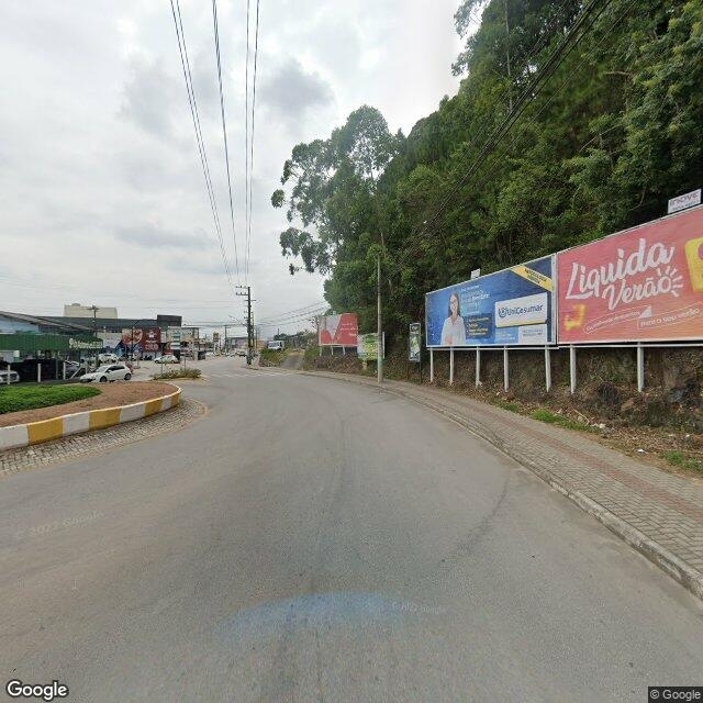 Imagem estática do "Street View" da localização