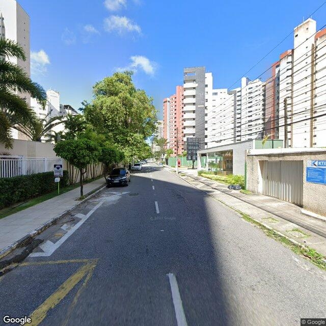 Imagem estática do "Street View" da localização